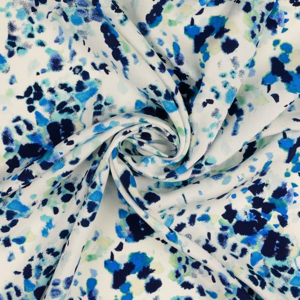 Viskose Popeline - jeansblau